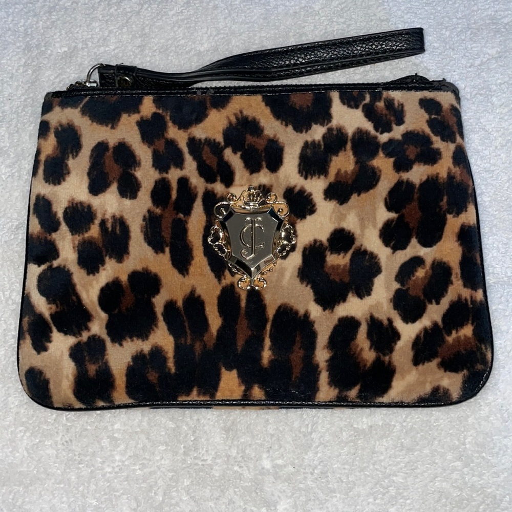 Juicy Couture Leopard Wristlet Clutch